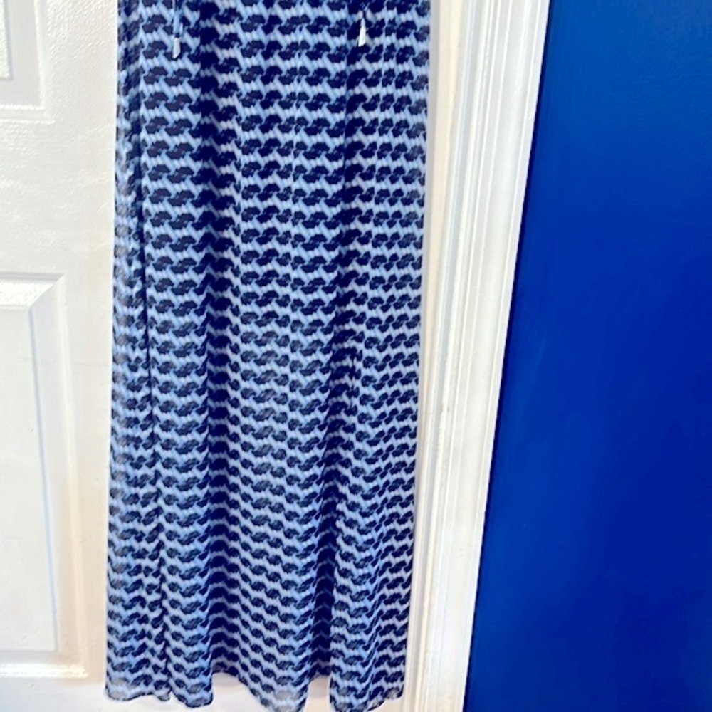 Women’s London Times Short Sleeve Sheer Round Neck Maxi Dress Size 6 - Picture 4 of 10